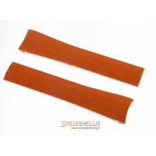 Patek Philippe cinturino gomma arancione Aquanaut ref. 5968 22/18mm